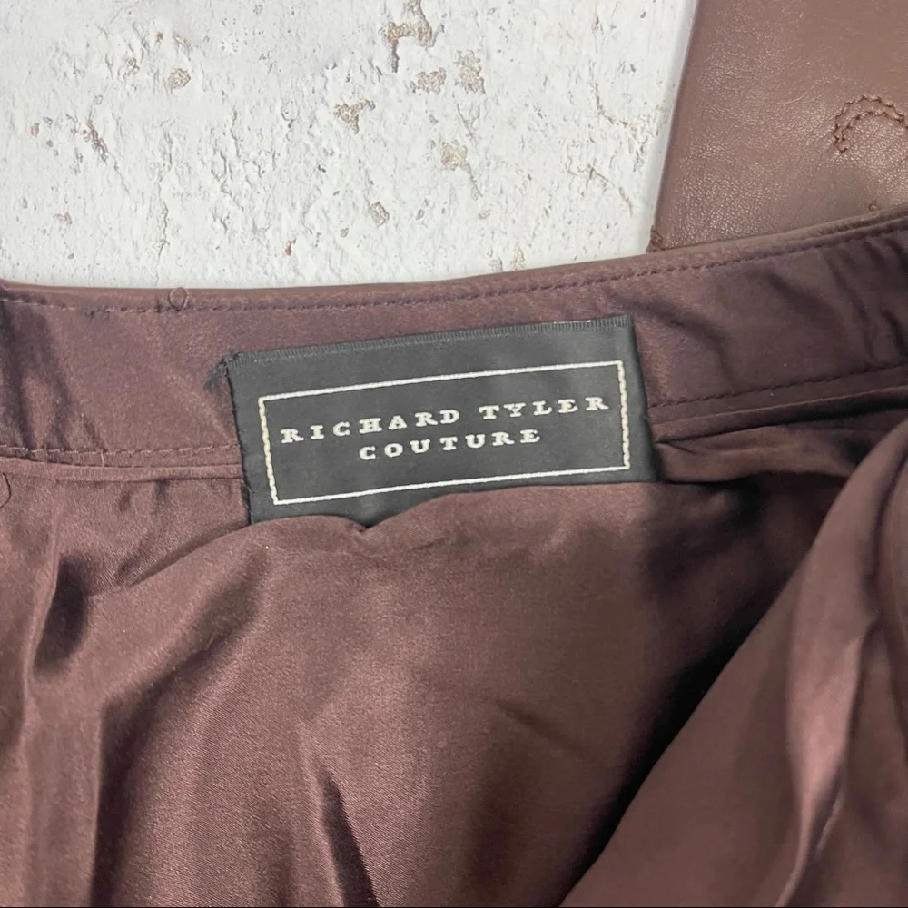 Richard Tyler Couture Leather Pants - Picture 6 of 8